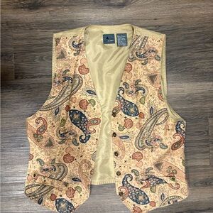 Vintage Paisley Vest